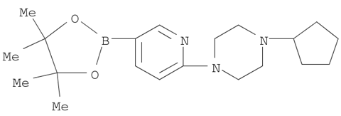 Piperazine, 1-cyclopentyl-4-[5-(4,4,5,5-tetramethyl-1,3,2-dioxaborolan-2-yl)-2-pyridinyl]-
